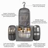 Three Zipper Hanging Toiletry Bag Large Capacity Cosmetic Bag Fashion Make Up Bags  Unisex