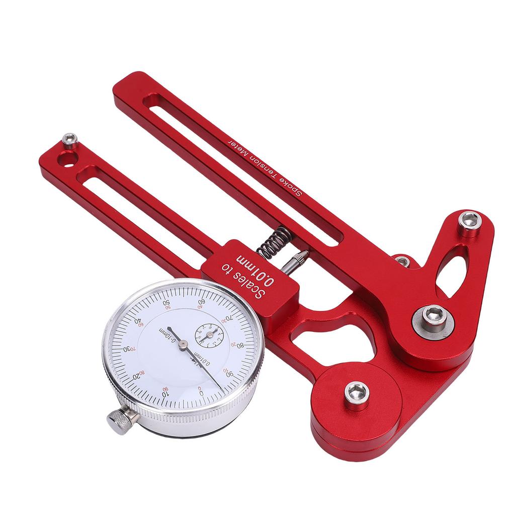 Bike Wheel Spoke Tension Meter Alloy Rugged Bike Wheel Rim Alignment Meter for Repairing