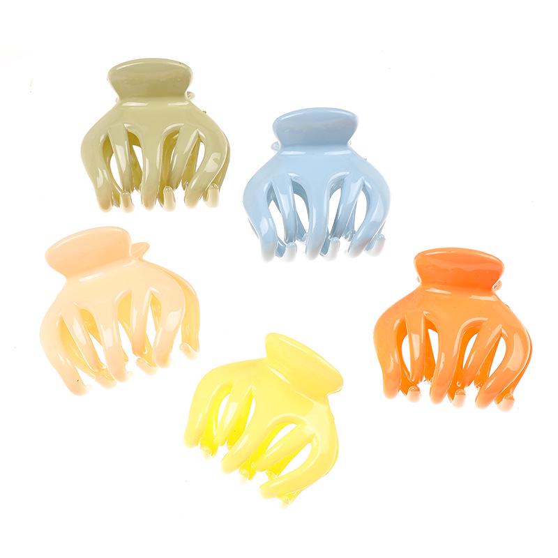 European & American Style Geometric Hair Claw Clip - Large Dragon Bone Design
