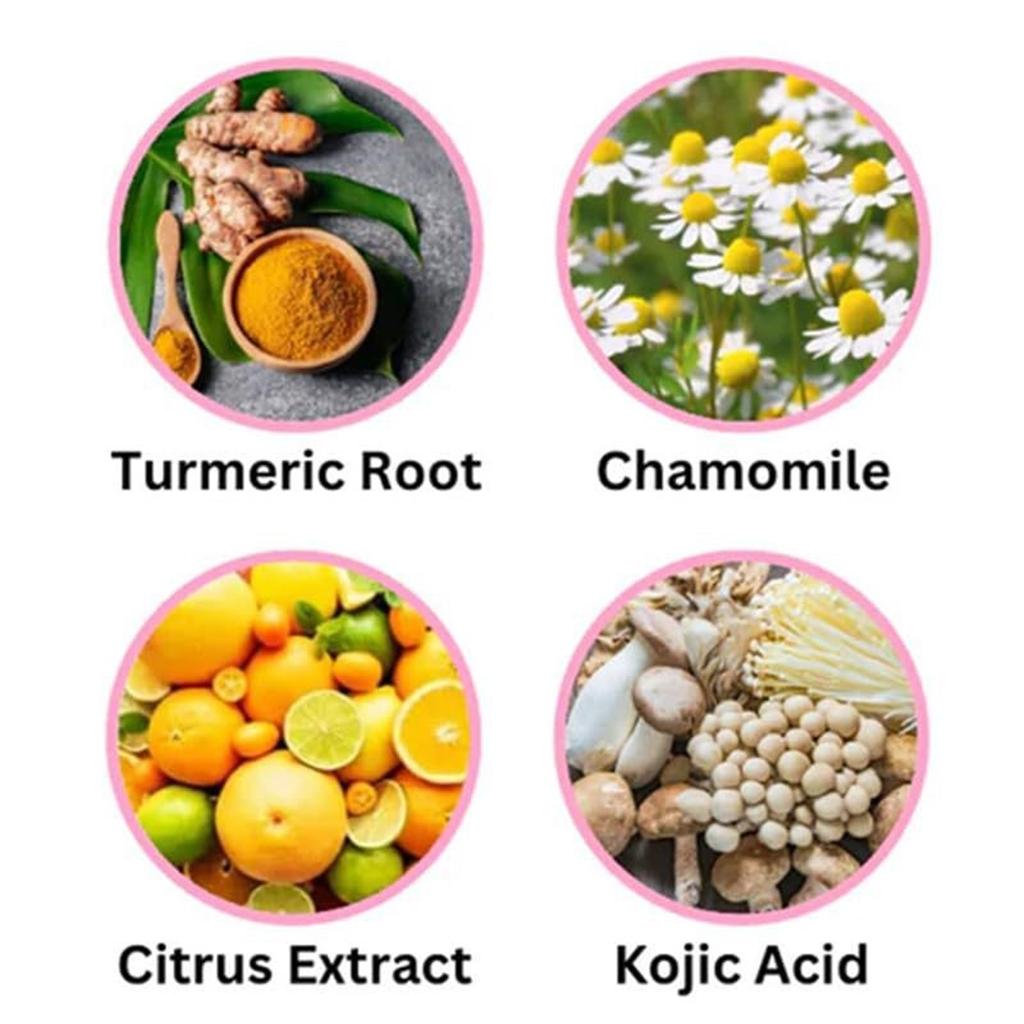 Rozjasňující čisticí polštářky, Kyselina kojová Čisticí polštářky Pomáhají vyrovnávat kožní maz a vodu Hydratační Odstraňují přebytečný keratin z pokožky těla 40 ks 1 ml