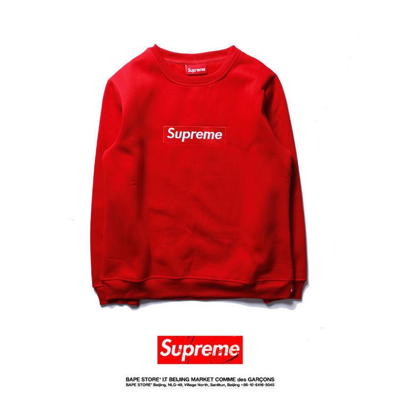 Felpa Cappotto Skateboard Supreme Uomo Donna Girocollo Giacca Maglione Pullover In Comoda Miscela di Cotone