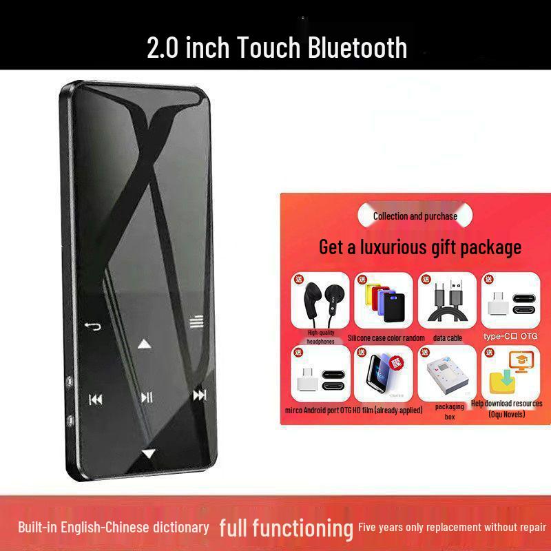 MP4/MP5 Touchscreen Player: Student Edition with Bluetooth for Reading & Music.