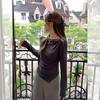 Gray one-word neck off-the-shoulder long-sleeved T-shirt for early autumn wear, pleated waist bottoming shirt, top inside, women's clothing