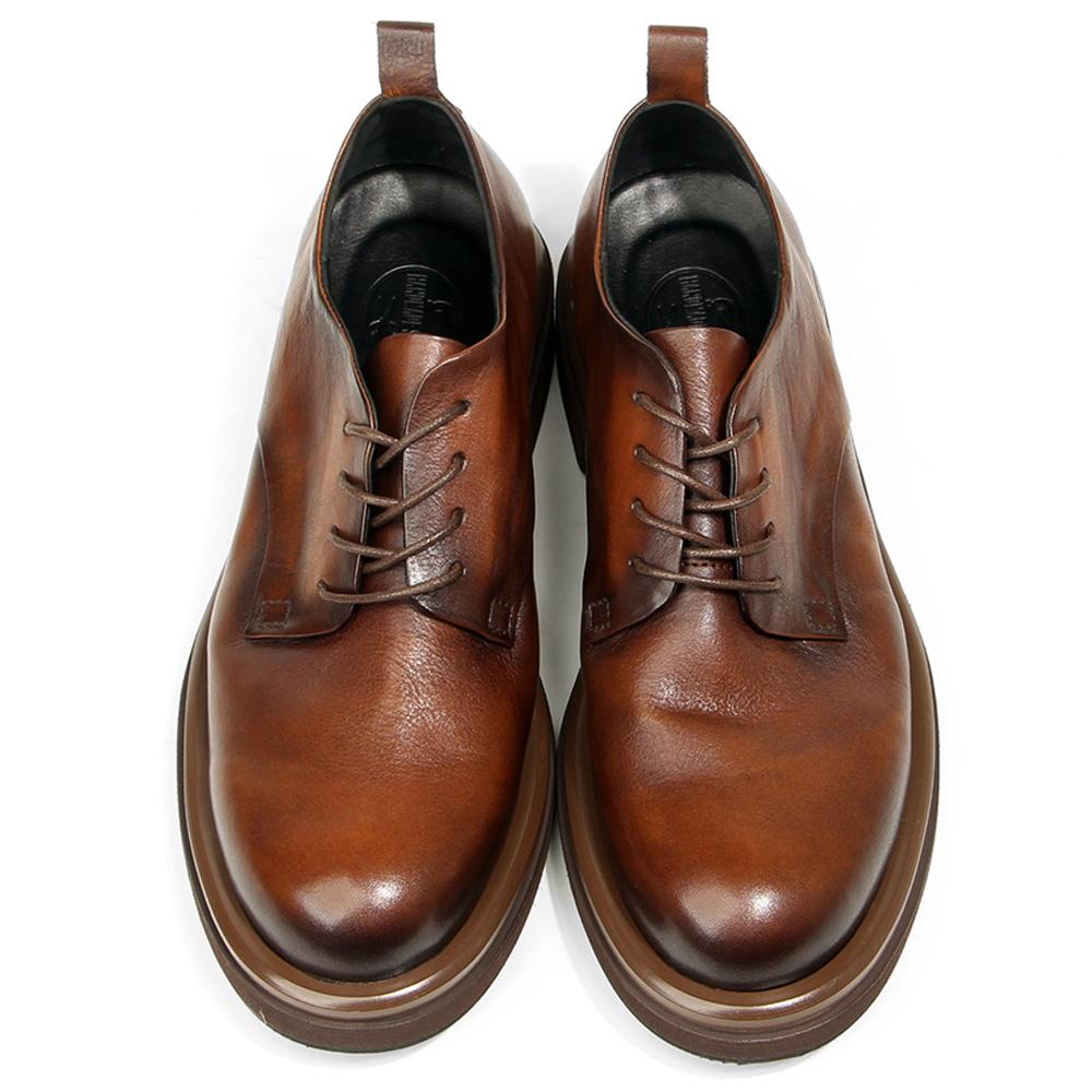 Genuine Leather Men'S Formal Shoes Retro Man Leather Shoes Luxury Quality Wedding Social Shoes Male Business Shoes Handmade