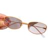 New trendy hollow sunglasses women anti-ultraviolet polarized lenses large frame thin gradual change color sunglasses personality