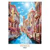 500 Pieces of Venice, Italy Jigsaw Puzzle Landscape Illustration, Popular Korean Puzzle