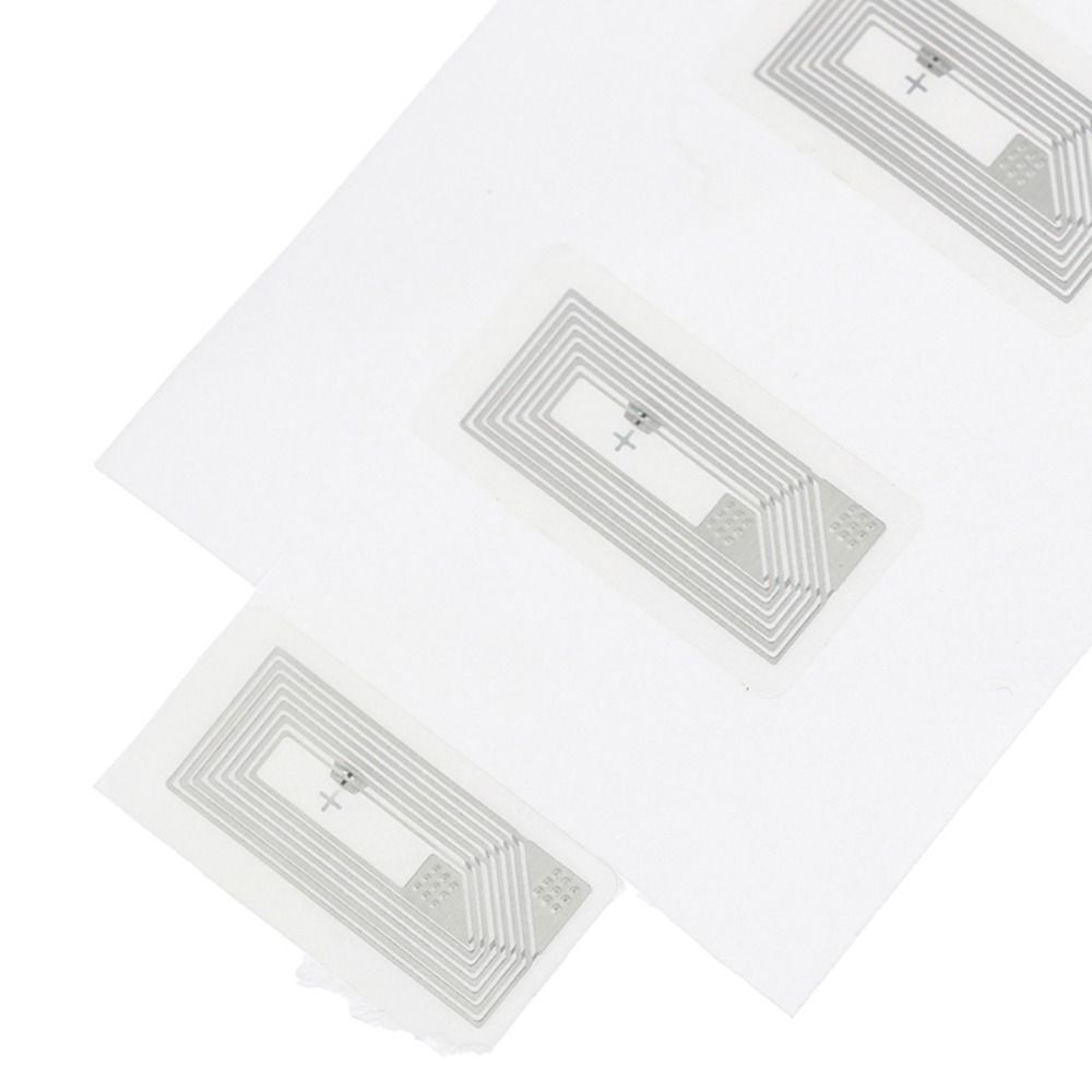 50Pcs 11x21mm NFC Chip NTAG213 Sticker Block 0 Rewritable RFID Tag  for Cellphone NFC Application
