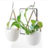 Hydroponic Hanging Flower Basket Ceramic Planter Holder Durable Wall Hanging Flower Pot  Balcony
