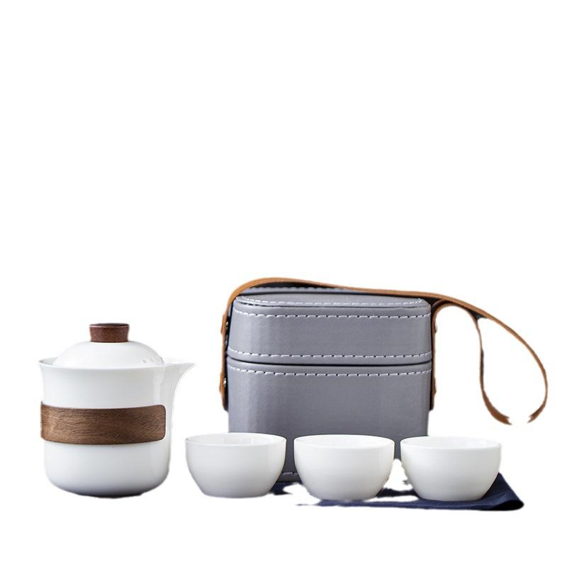 Portable tea set Small, simple and durable Kuaike cup Household travel Outdoor camping travel tea set factory