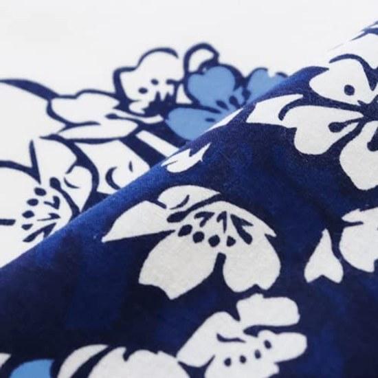 Someno Anbo Tenugui Sometsuke Sakura Navy Hand-dyed 100 Cotton Special Quality Made Japan 35cm x 100cm