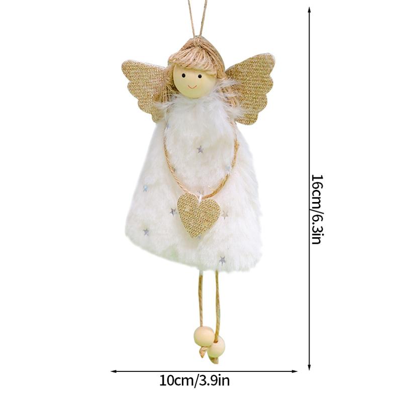 Christmas Doll Ornament Christmas Decoration 2025 Christmas Tree Hanging Pendant New Year Angel Doll Festival Gift for Children