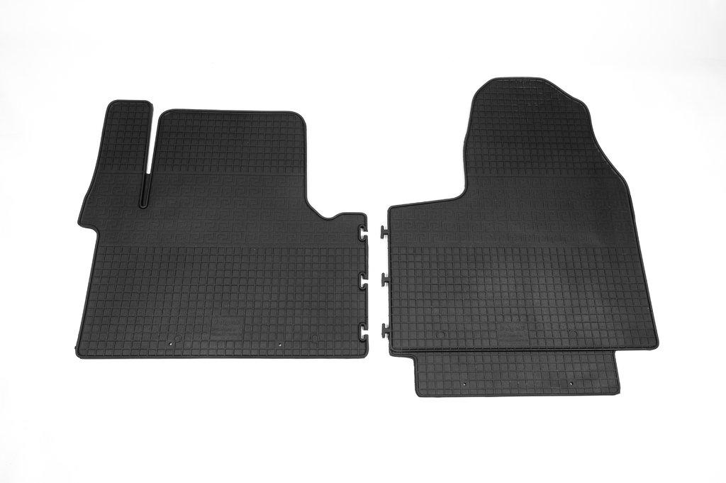 Резиновые коврики (2 шт, Polytep) для Opel Vivaro 2015-2019 гг