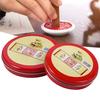 2 Pcs Ink Pad Portable Anti-fading Company Seal Calligraphy Chinese Yinni Pad Stamp Ink Paste for Gifts