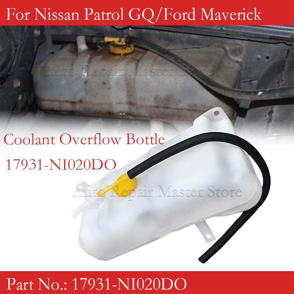 Car Coolant Radiator Expansion Kettle Overflow Bottle For Nissan Patrol GQ 88-97 Ford Maverick 88-94 17931-NI020DO