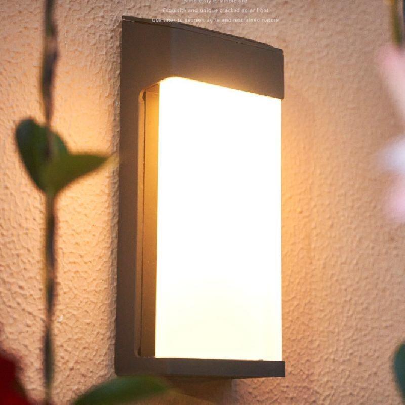 Elegant Vintage Solar Wall Light For Outdoor Patios Gardens Warm White Lighting