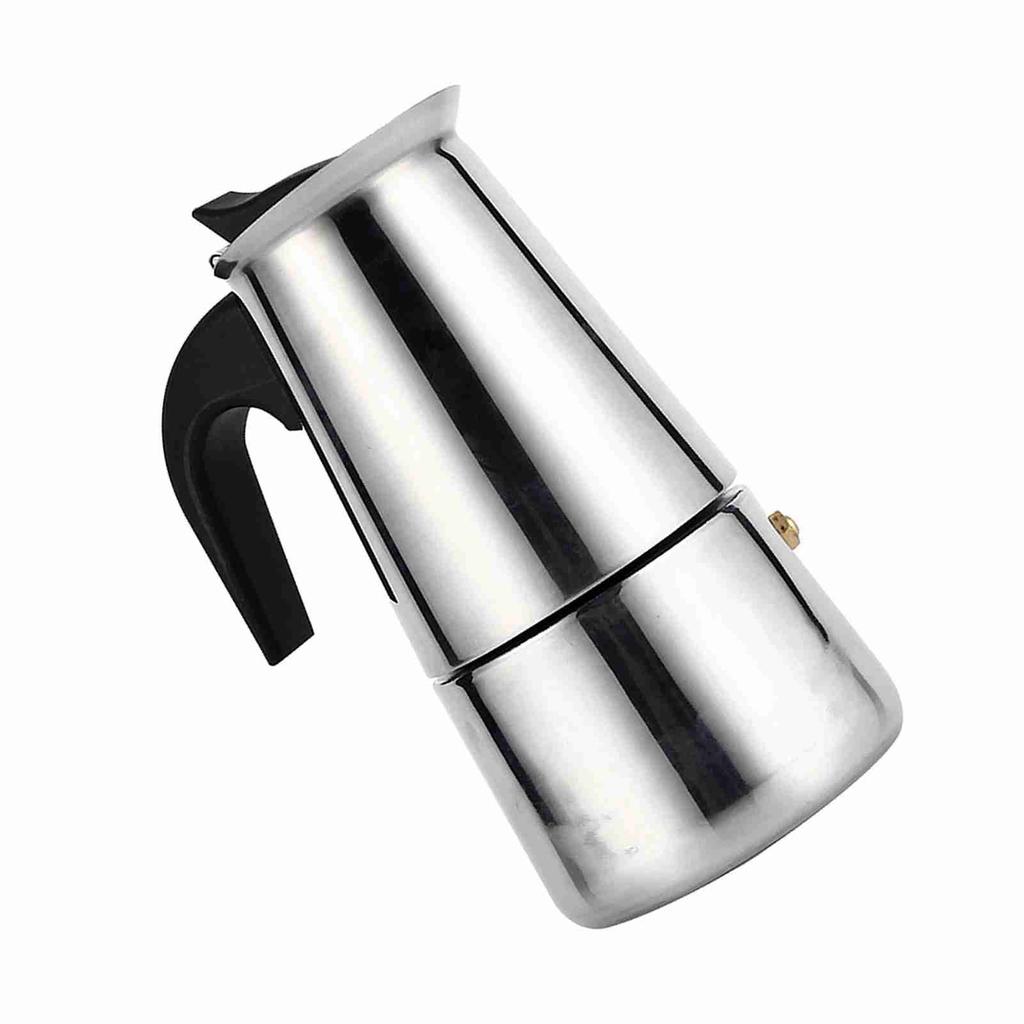 100ml 200ml 300ml 450ml Stainless Steel Moka Pot Coffee Maker Stove Home Office Use