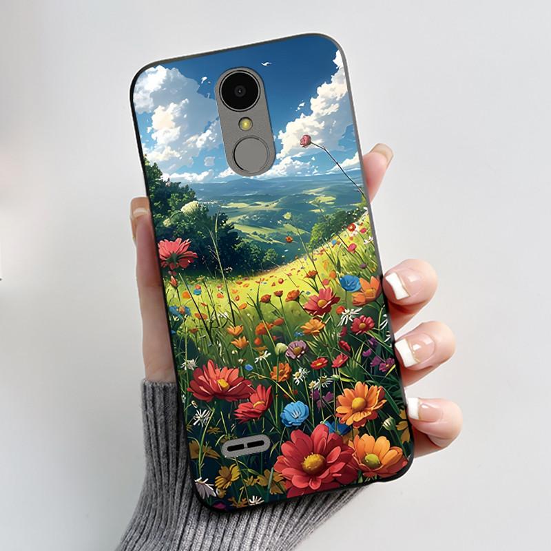 

Чехол для LG K4 2017 X230/LG K8 2017 X300 Тонкий Чехол Эстетичный Роскошный Милый Крутой Мальчики Девочки Черный Матовый Мягкий Силикон Задняя Крышка LG K4 (2017)