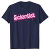 Lustiger Wissenschaftler Naturwissenschaftslehrer Schule Grafik T-Shirts Herren Damenmode Lässiges T-Shirt 100% Baumwolle Lockeres Übergroßes T-Shirt