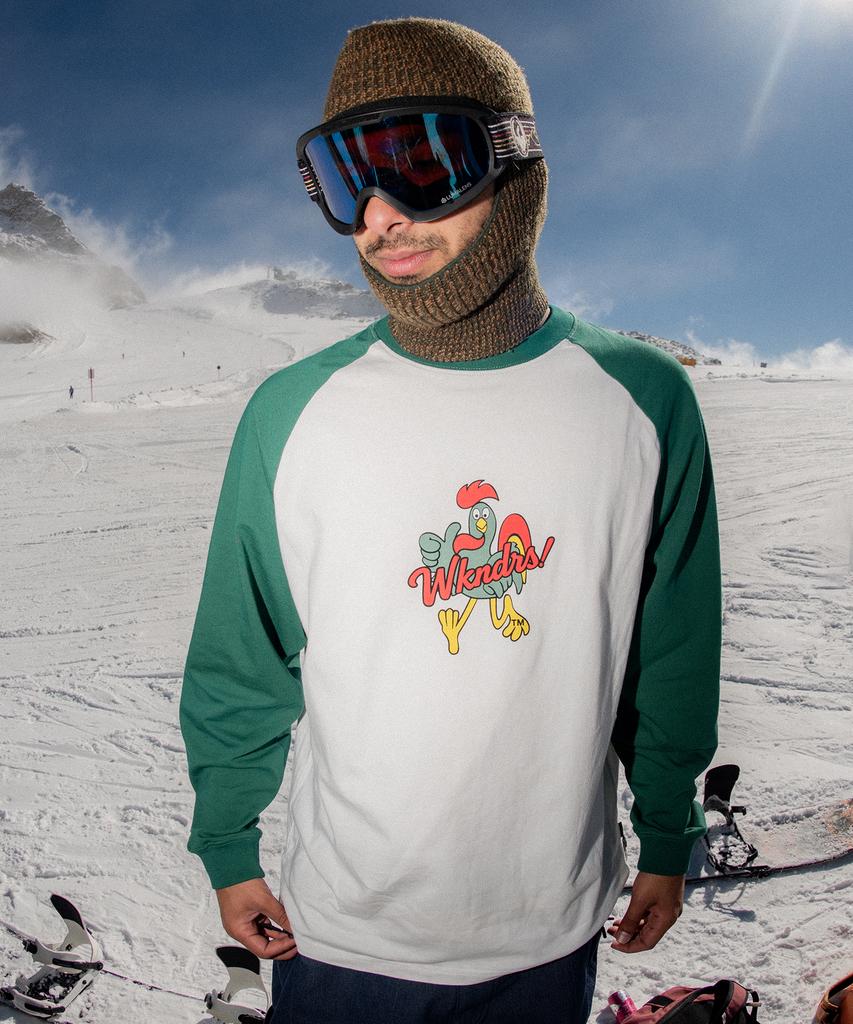 WKNDRS Kelloggs Raglan Ls Tee (Green)