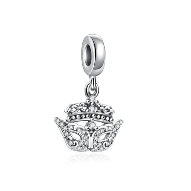 New Heart Imperial Crown Dangle Charm Bead Fit Original Fashion Bracelet Pendant Diy Jewelry For Women
