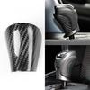 For NISSAN GTR R35 2008-16 Dry Carbon Fiber Center Console Gear Shift Knob Cover