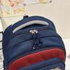 Color Block Backpack Large Capacity Student Schoolbag