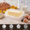 Airtight Butter Dish With Spatula Space-Saving Sealed Butter Box Cheese Storage Box For Refrigerator Door Shelf