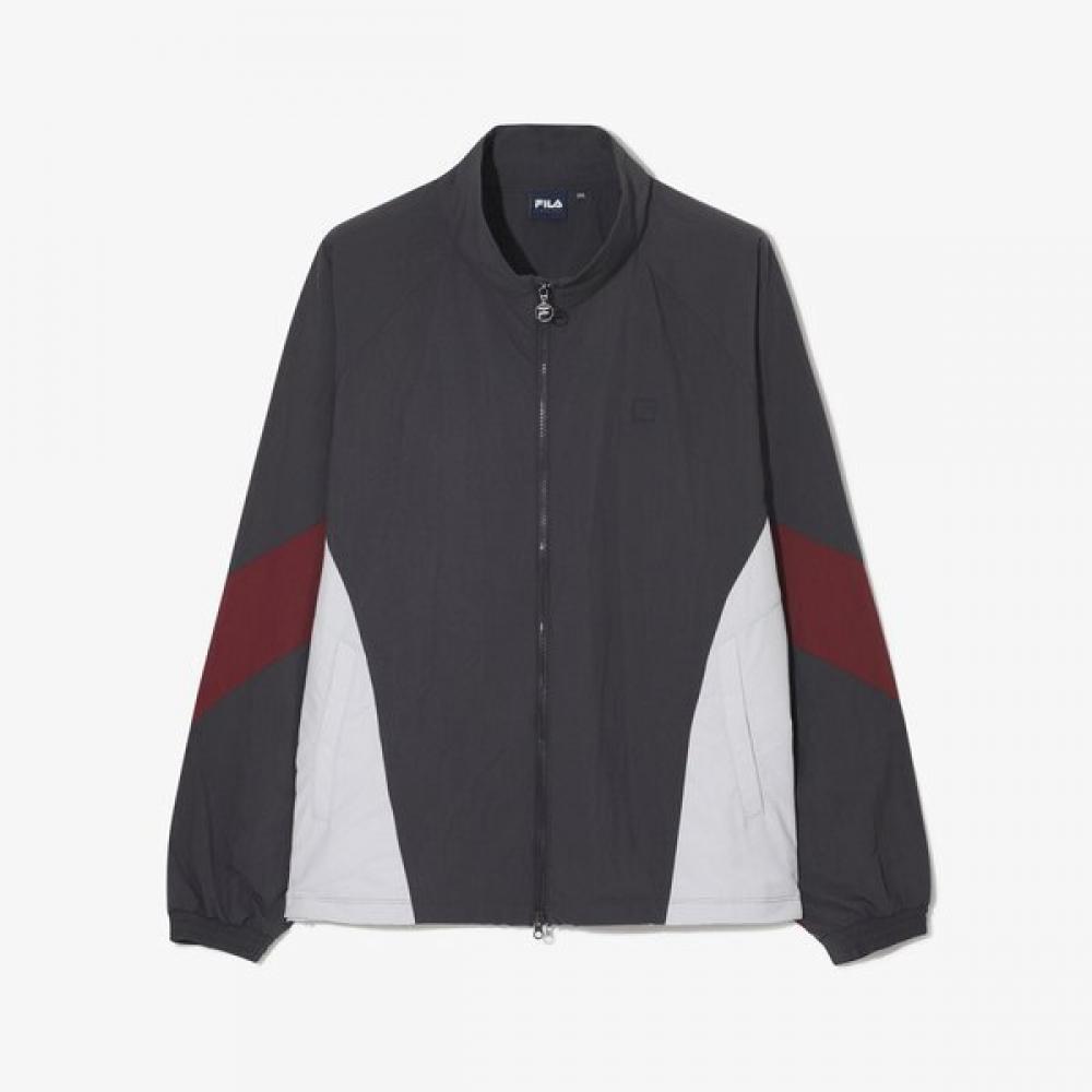Fila Windbreaker Colorblock BLACKCHARCOAL GRAY/110(2XL)