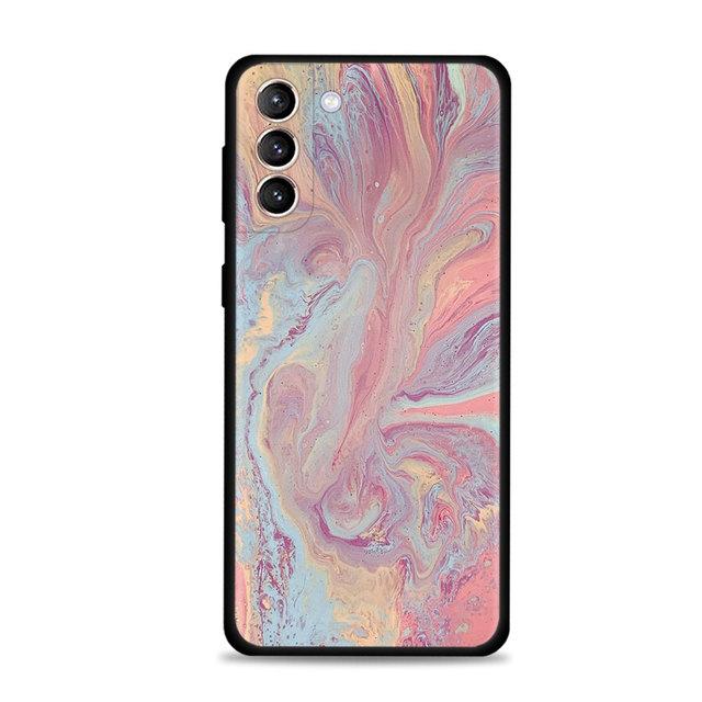 Hülle für Samsung Galaxy S22 S21 S20 Ultra Fe S10 S9 S8 Plus S10e Note 20ultra 10plus Cover Beauty Marble Gold Texture Quicksan
