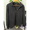 Men's Solid-color Casual Fleece And Pile Warm Jacket, Men's Stand-up Collar One-third Zipper Pullover Hoodie