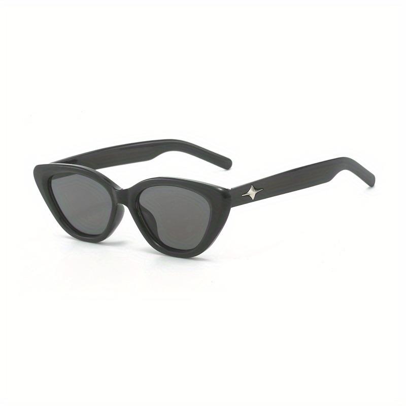 Retro Cat Eye Sunglasses Women s Luxury Sunglasses UV400 Fashion Outdoor Sunglasses чёрный
