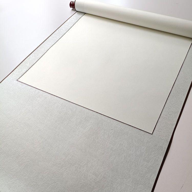Silk Vertical Hanging Scroll for Calligraphy Painting, Semi-Raw Xuan Paper, Four-Six Foot, Half-Folded.