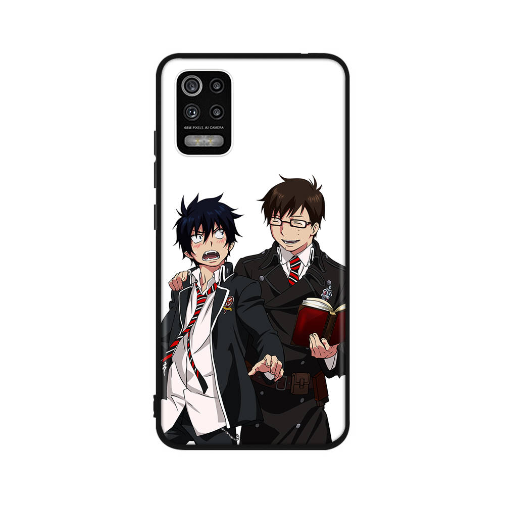 DT48 Blue Exorcist Case for Xiaomi Poco X6 X4 M5 M6 F5 F6 C65 C55 C50 C51 C40 Redmi Note 7 8 14C A3X 13C 12C 11 10A 9C Pro Black Sofe Cover