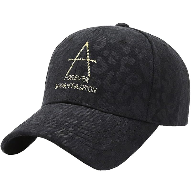 

[White Fang] hat English letters logo cap simple design Fashionable cool men s CA511 (black gold logo)