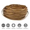 120FT Wicker Repair Kit Synthetic Embossing Rattan Fix Materials Waterproof DIY Rattan Chair Basket Furniture Basket Repair Plastic Flat Wicker