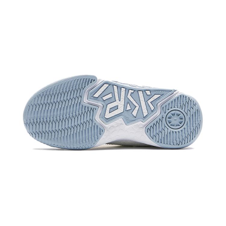 Anta Kids Comfortable Versatile Non-Slip Wear-Resistant Breathable Low-Top Basketball Shoes Kids sneaker White Black A12439902-2