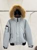 Yu Yan Internet celebrity warm outdoor skiing tooling duck down jacket women's short thickened men's and women's coats