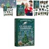 Philadelphia Eagles Weihnachtskalender Blind Box mit Acryl-Ornamenten für Weihnachtsfeier-Geschenke