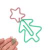 100Pcs Fancy Paperclips Christmas Tree Style Electroplated Multi Purpose Cute Paper Clips for Home S