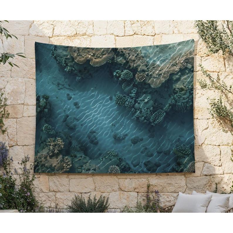 ocean tapestry 75x100