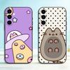 Cute Cat P-Pusheenes-es Phone Case Black Silicone Soft For Samsung Galaxy A73,A72,A71,A70,A53,A52,A51