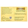Twinings Herbal Tea, Lemon & Ginger, Caffeine-Free, 50 Tea Bags, 75g (2.65oz)