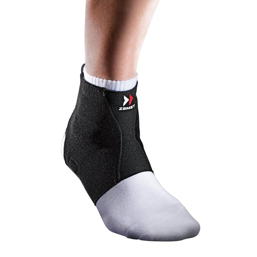 ZAMST Soft Ankle Support Soft Support for All Everyday For Both Left and M 370102 FA-1 Sports, Sprains, Life, Black, Right, Size,