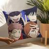 Jujutsu Kaisen Pillow Case Linen Cushion Covers For Decorative Sofa Home Pillows Case Car Chair Pillows Cases