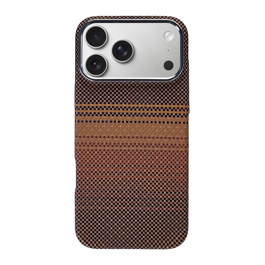Applicable to Apple 11promax mobile phone case 11 sunset moonrise Kevlar braided carbon fiber 11 relief magnetic case