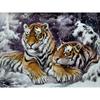 Animal DIY 5D Diamond Painting Cross Stitch Tiger Diamond Embroidery Full Round Resin Mosaic Rhinestones Handmade Holiday Gift