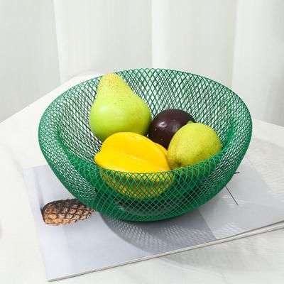 Obstschale mit Sieb Küchenarbeitsplatte Obstaufbewahrung Korb mit großer Kapazität Eisendraht Snack