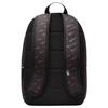 Nike Logo Print Zipper Closure Polyester Backpack Women Backpacks Black Red HF6995-010