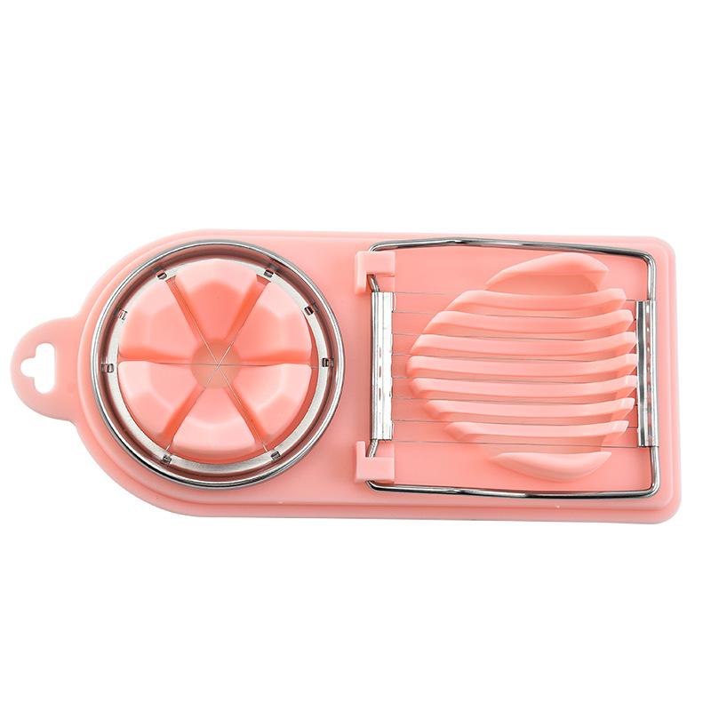 1PC Stainless Steel Egg Cutter Egg Slicers Multifunctional Fruit Vegetable Cutting Kitchen Accessories Slicing Cooking Tools