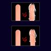 Extension Reusable Condom Penis Sleeve Male Enlargement Time Delay Clit Massager Cover Crystal Clear Adult Sex Toy